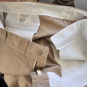 Vintage 70s 80s JCPenney Big Mac Permanent Press Twill Work Pants Khaki Chino